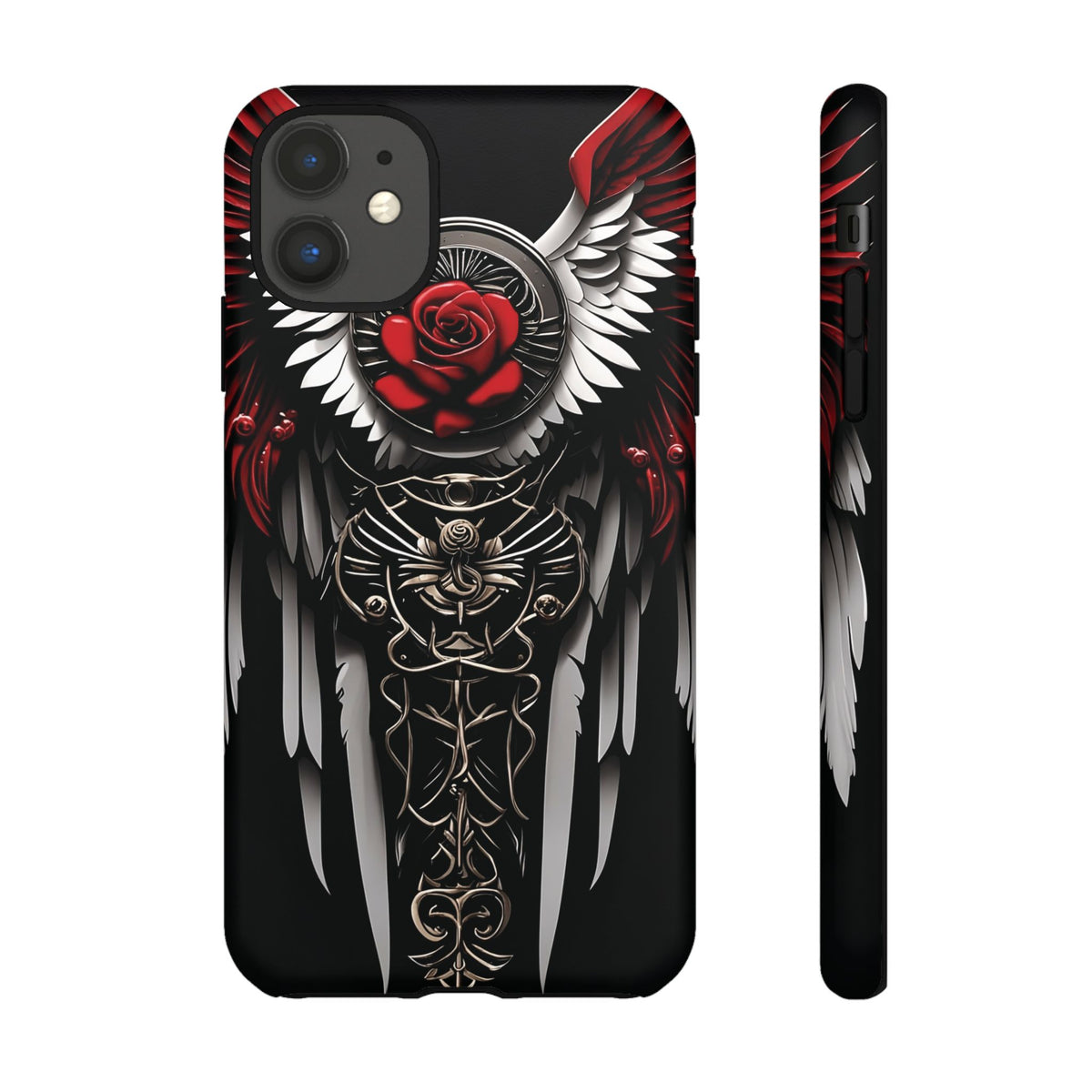 Phone Case - Tough - Red Angel Wings
