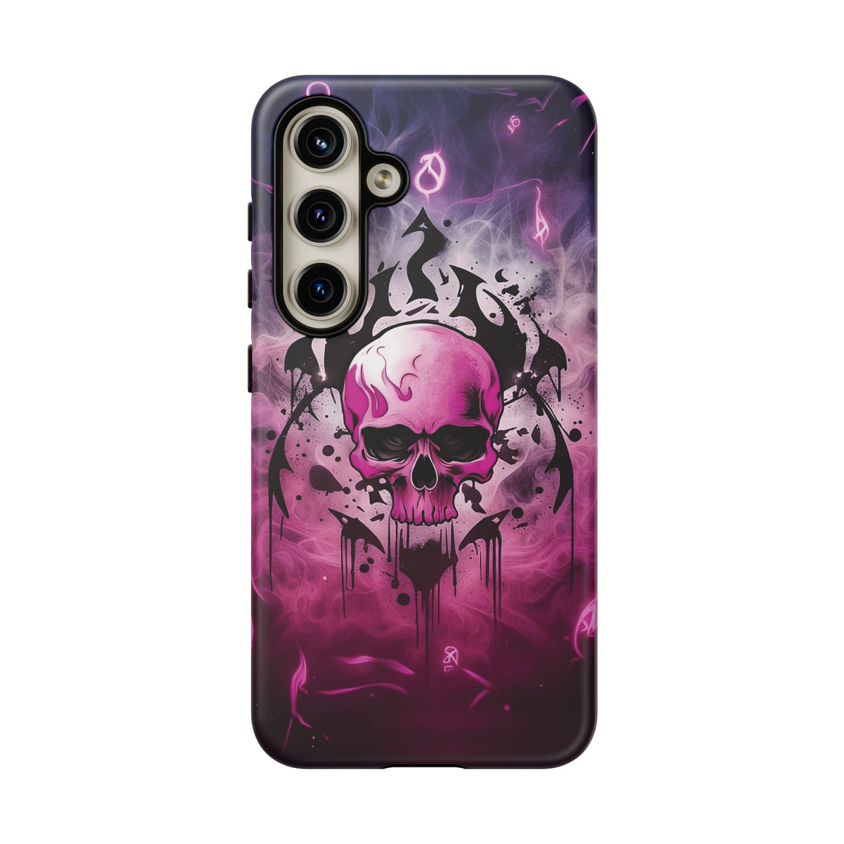 Phone Case - Tough - Pink Skull