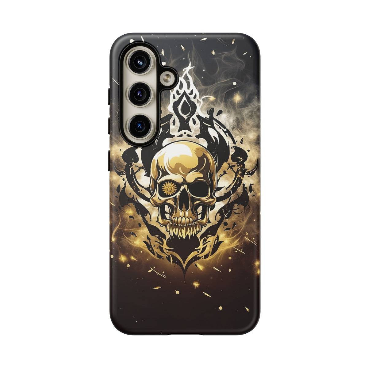 Phone Case - Tough - Gold Skull