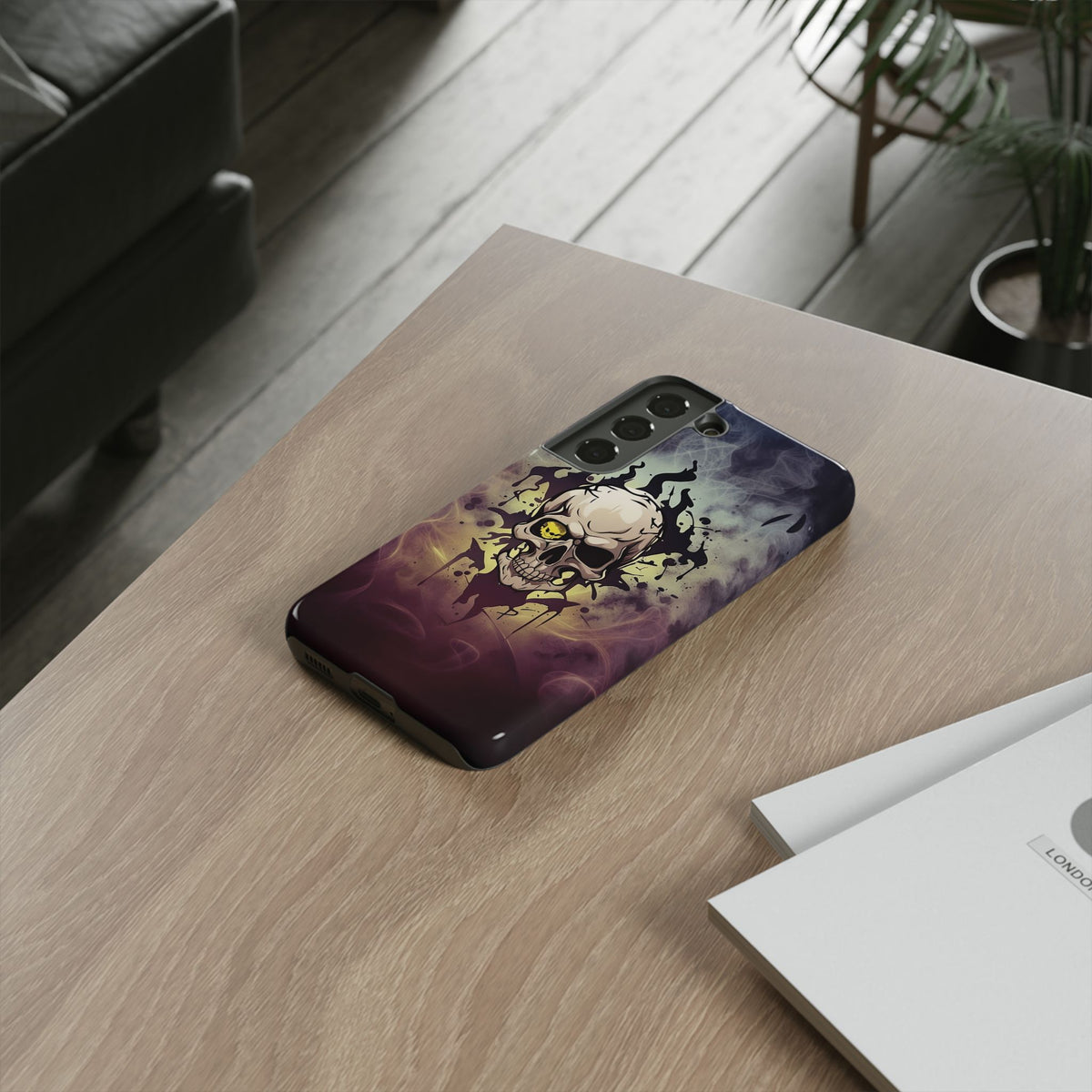 Phone Case - Tough - Yellow Skull