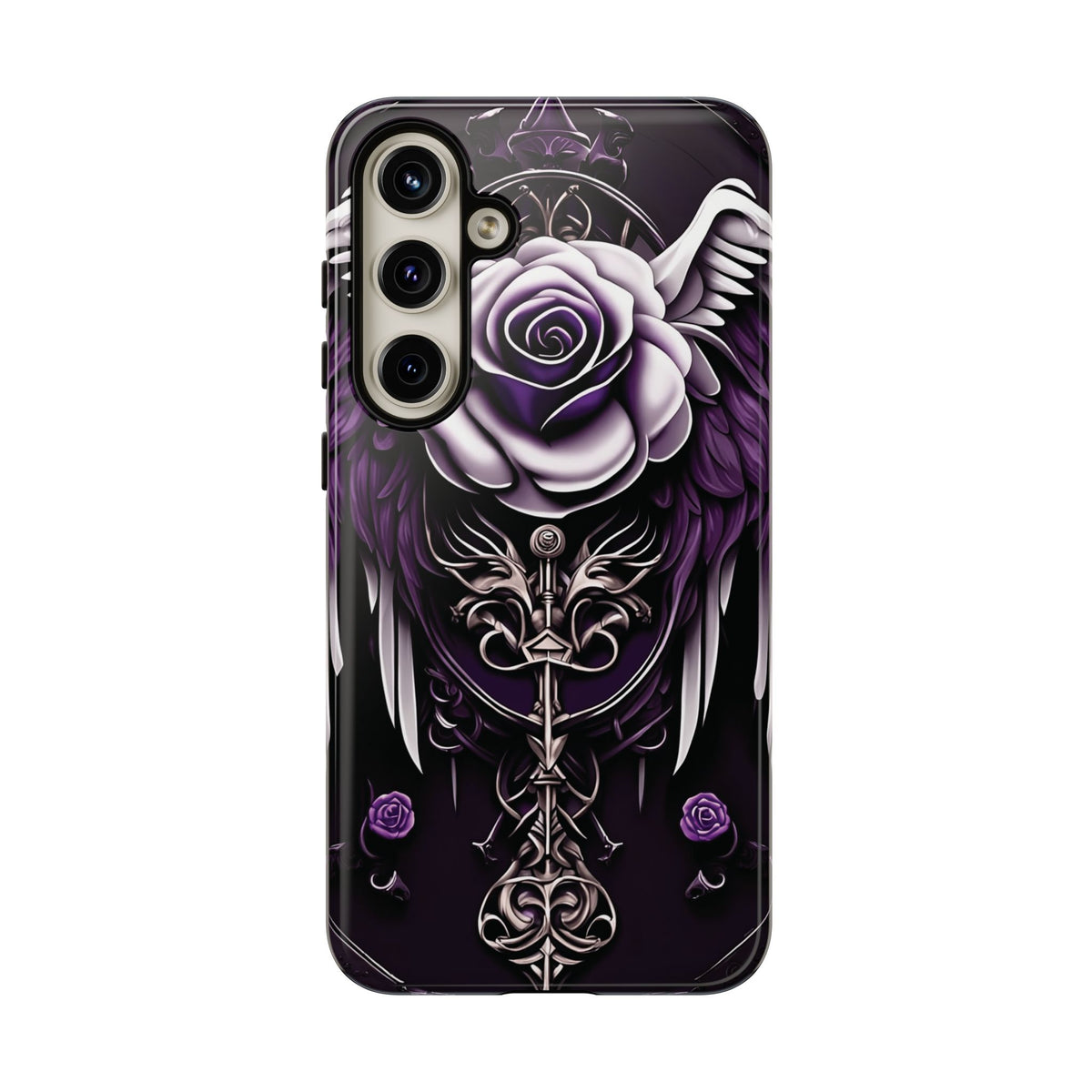 Phone Case - Tough - Purple Angel Wings