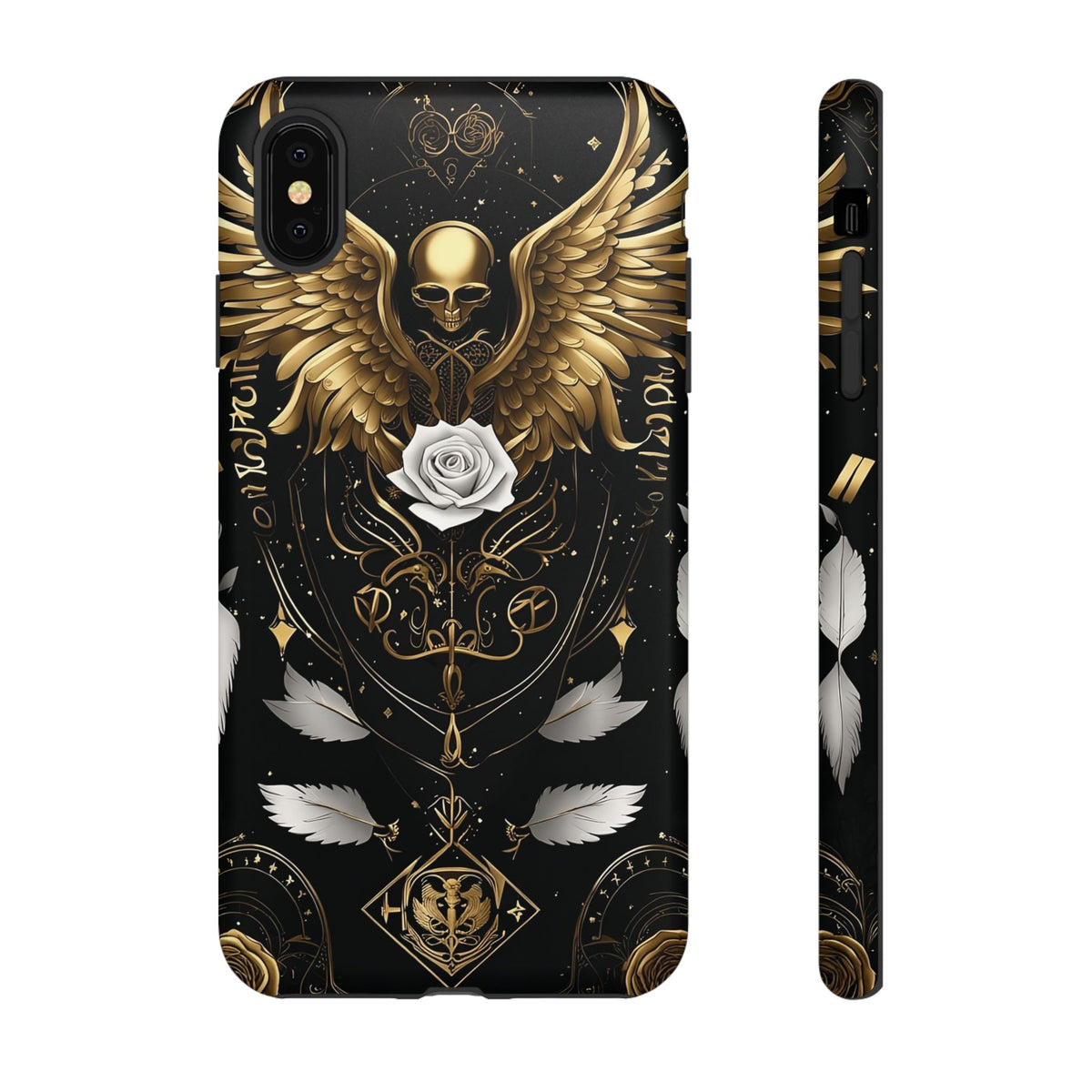Phone Case - Tough - Gold Angel Wings