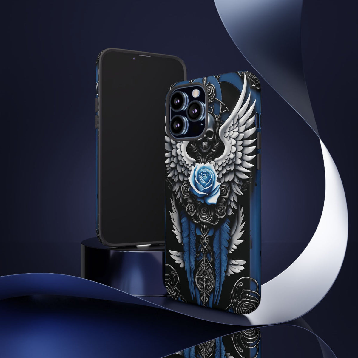 Phone Case - Tough - Blue Angel Wings