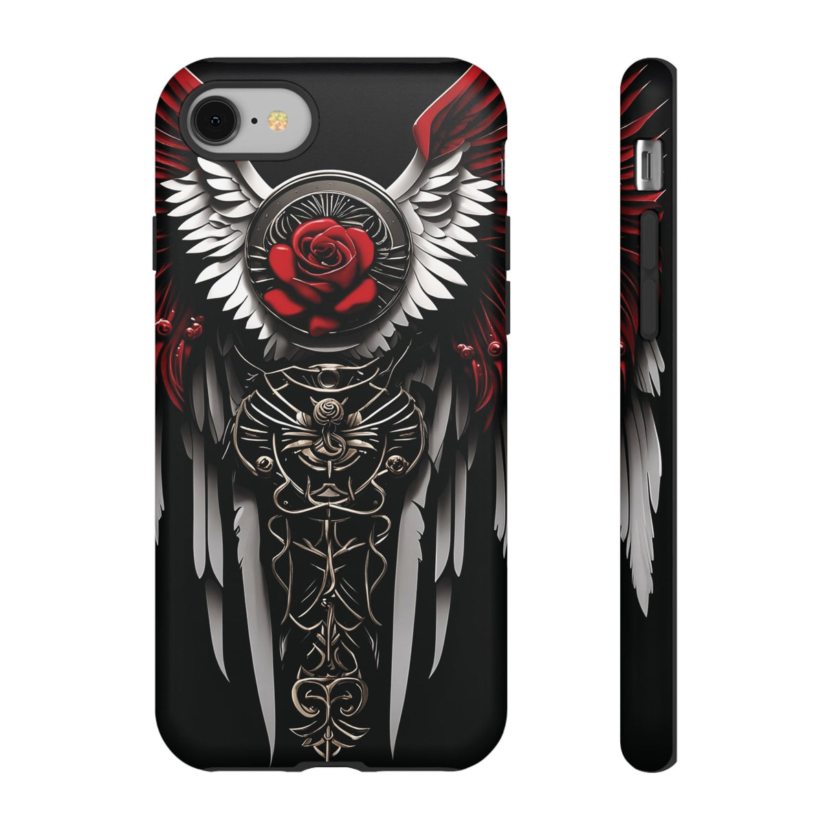 Phone Case - Tough - Red Angel Wings