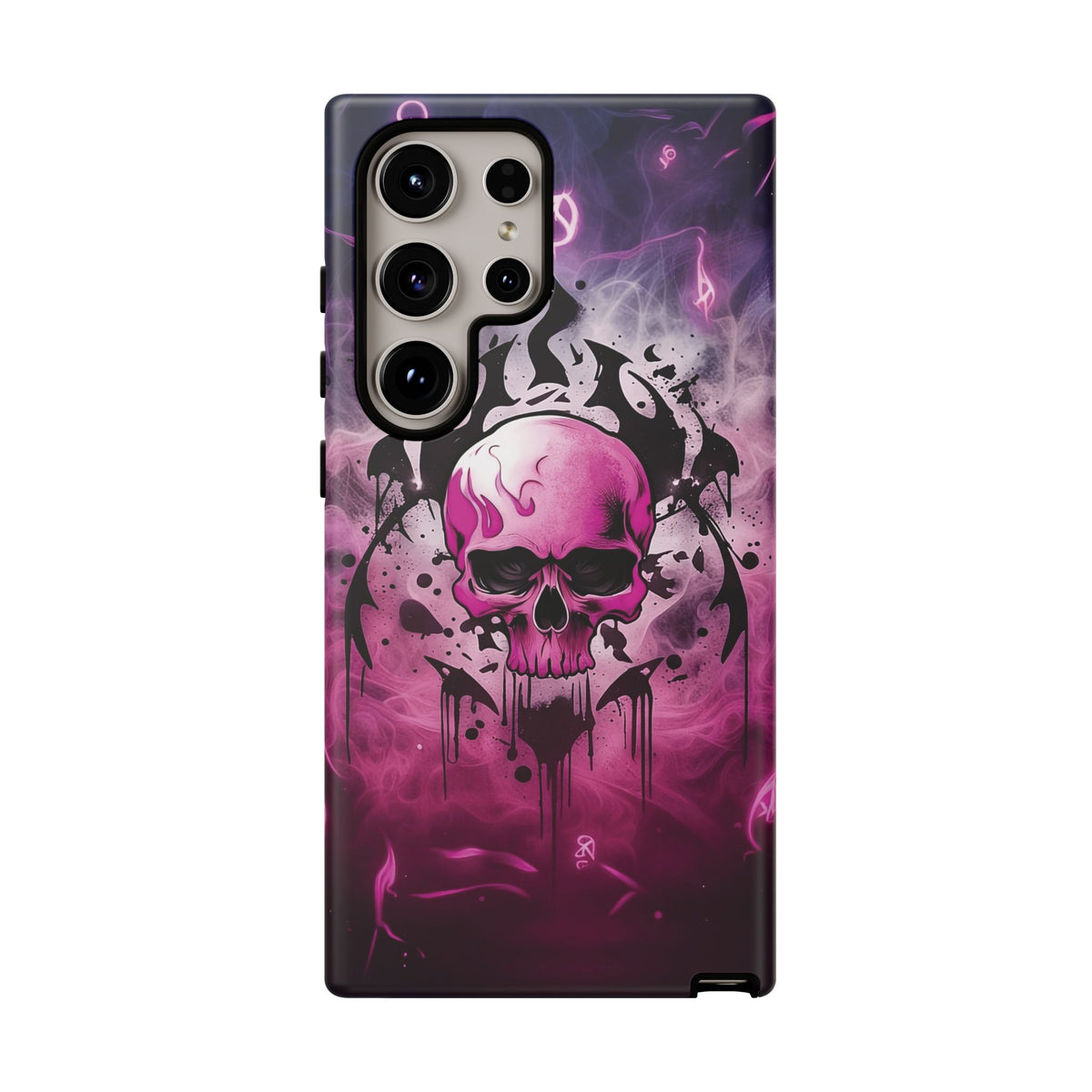 Phone Case - Tough - Pink Skull