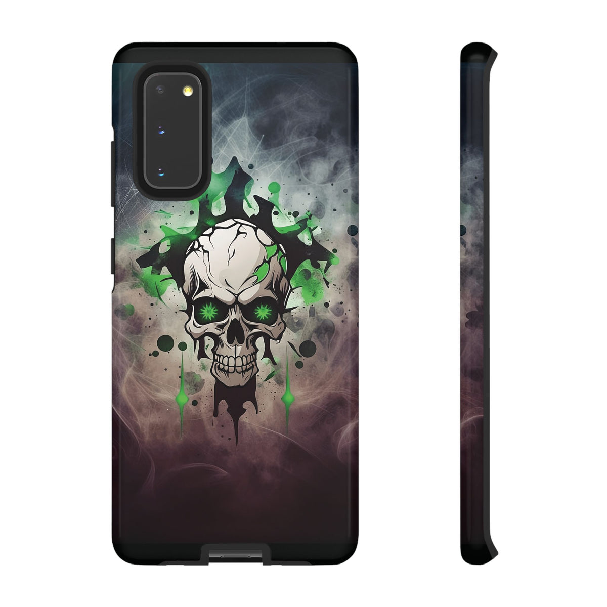 Phone Case - Tough - Green Skull