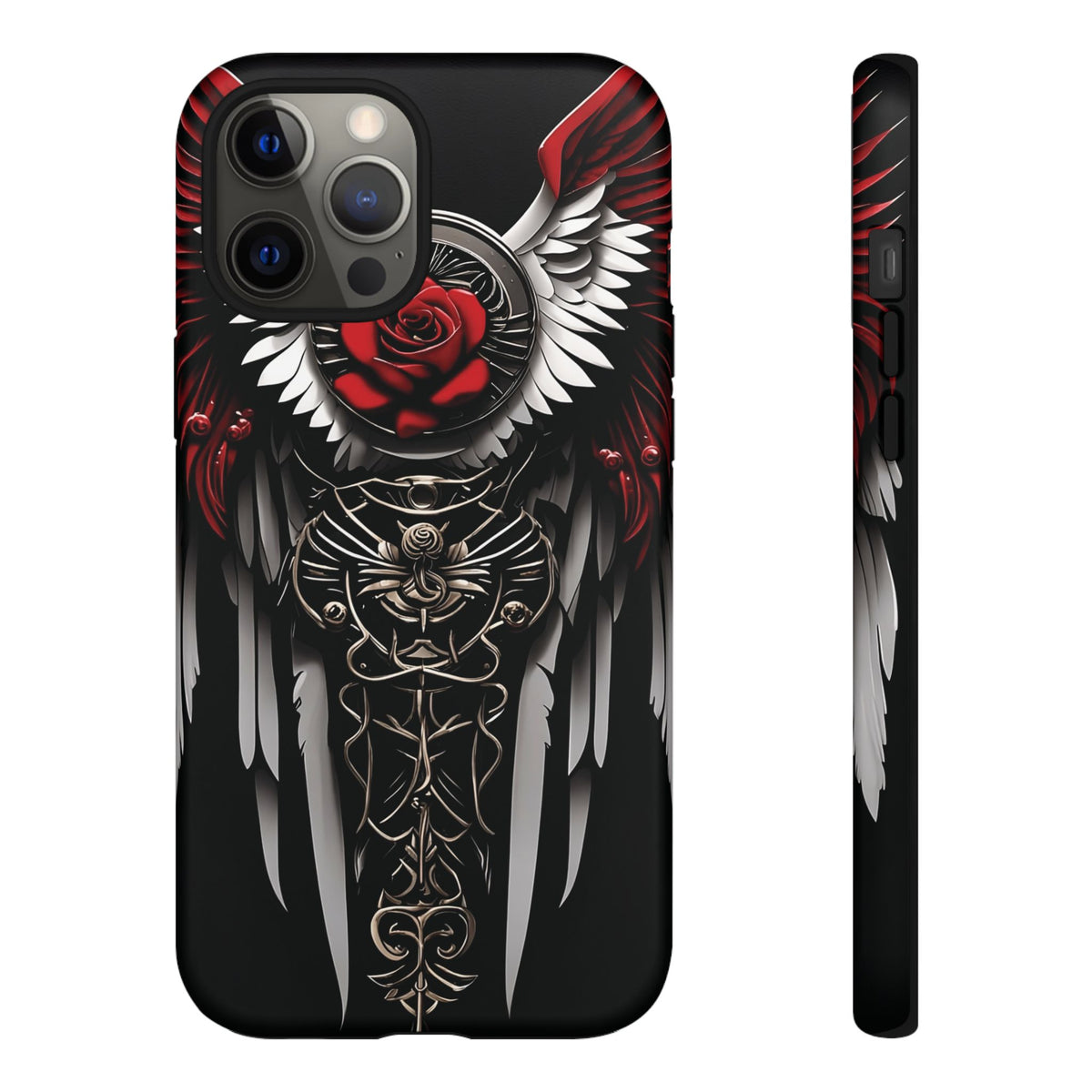 Phone Case - Tough - Red Angel Wings