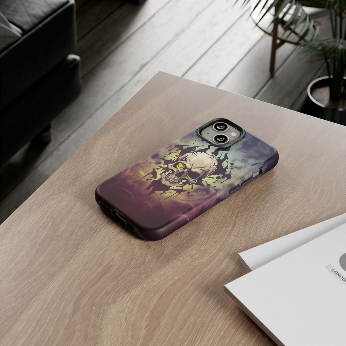 Phone Case - Tough - Yellow Skull