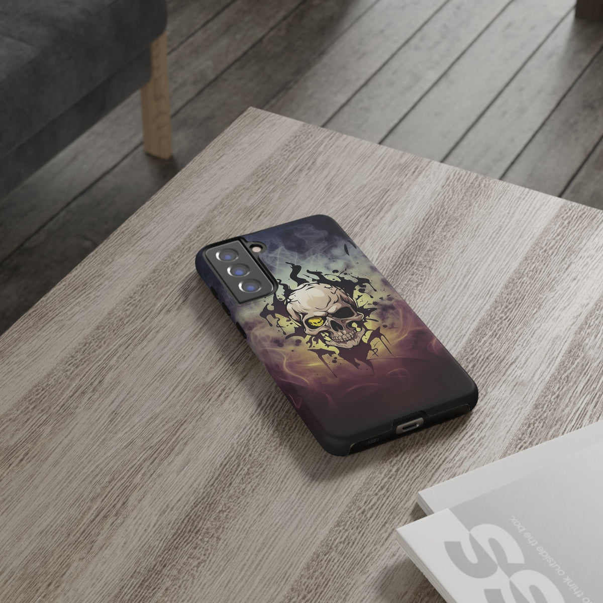 Phone Case - Tough - Yellow Skull