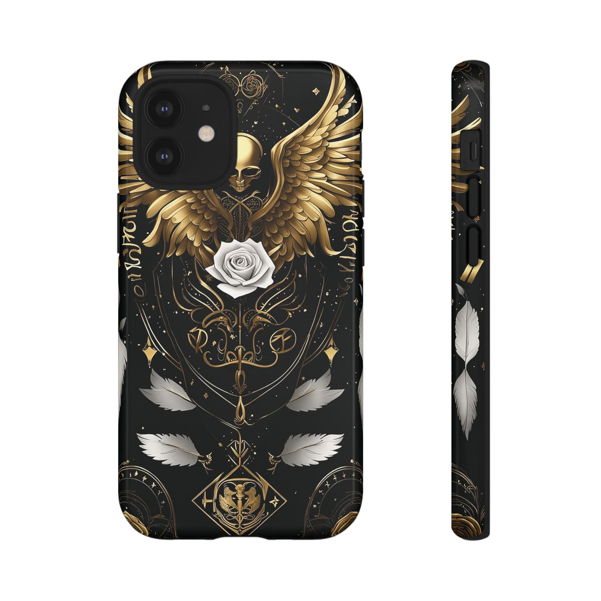 Phone Case - Tough - Gold Angel Wings