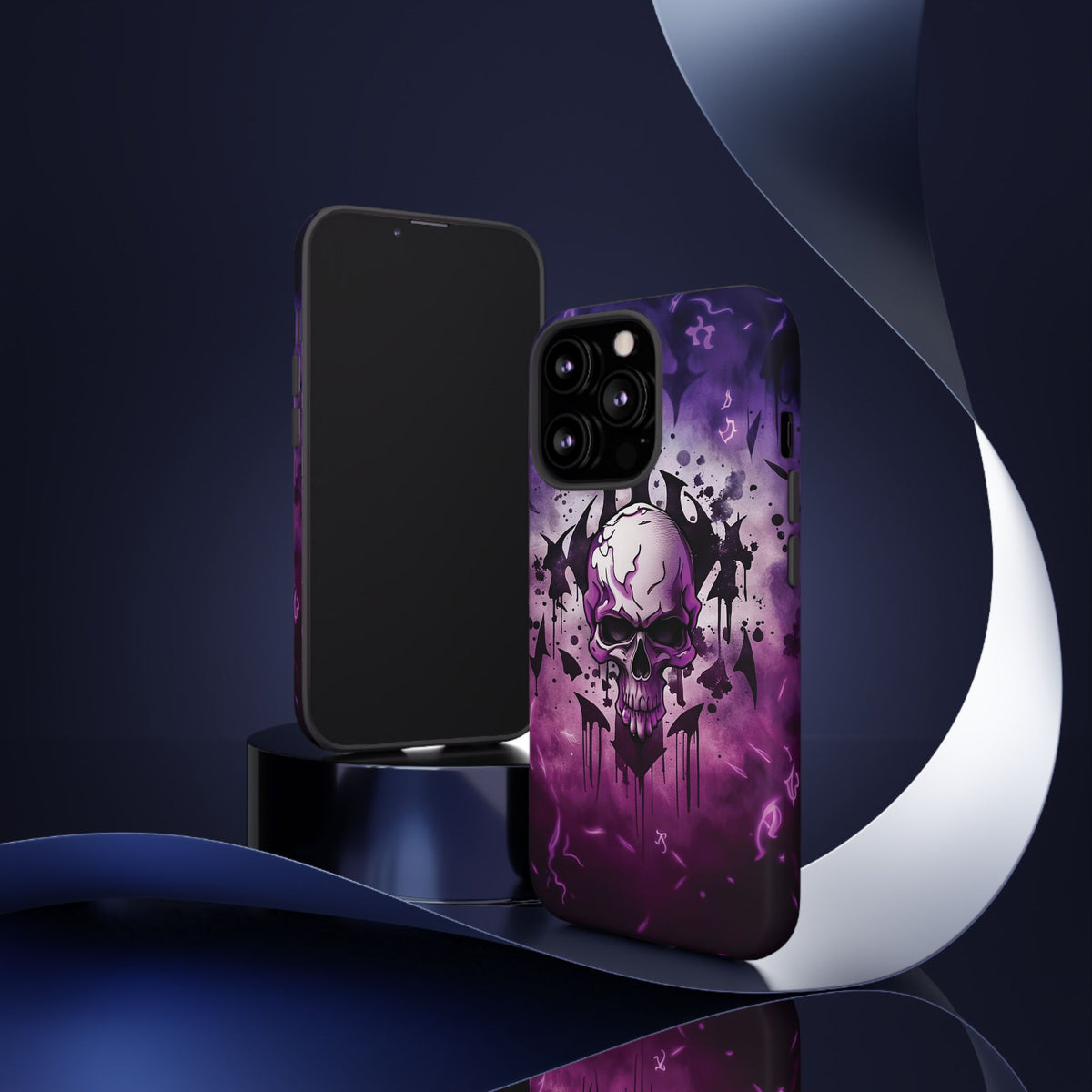 Phone Case - Tough - Purple Skull
