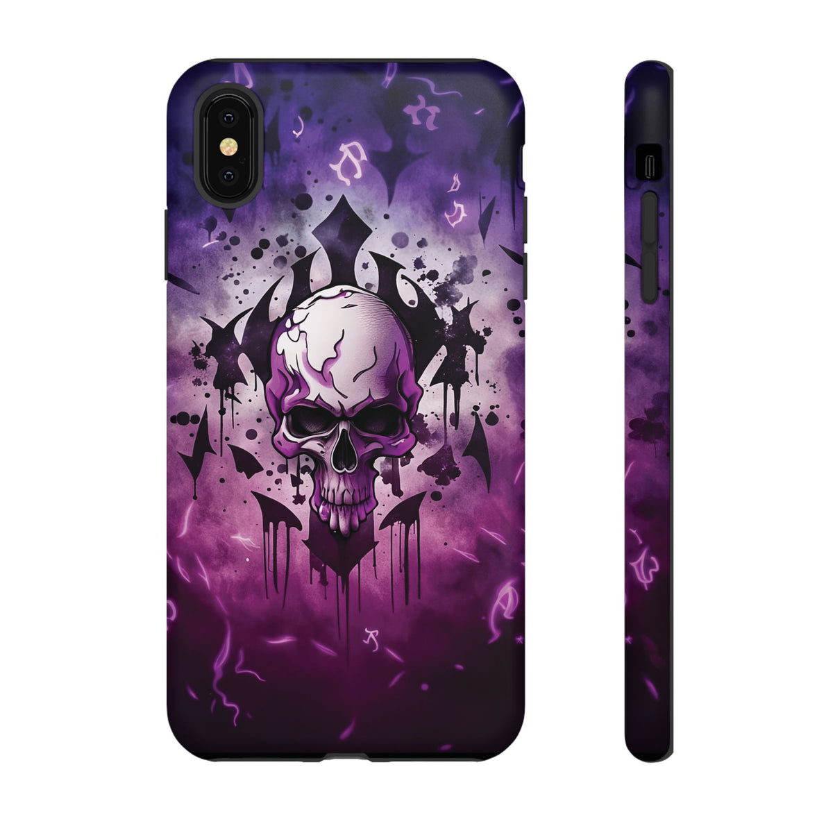 Phone Case - Tough - Purple Skull