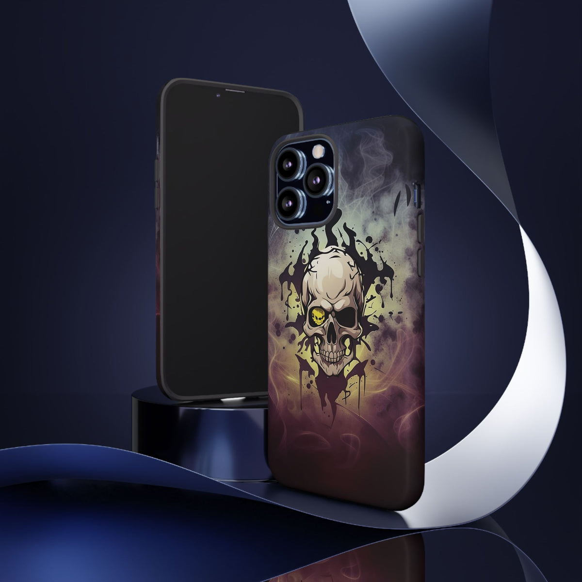 Phone Case - Tough - Yellow Skull