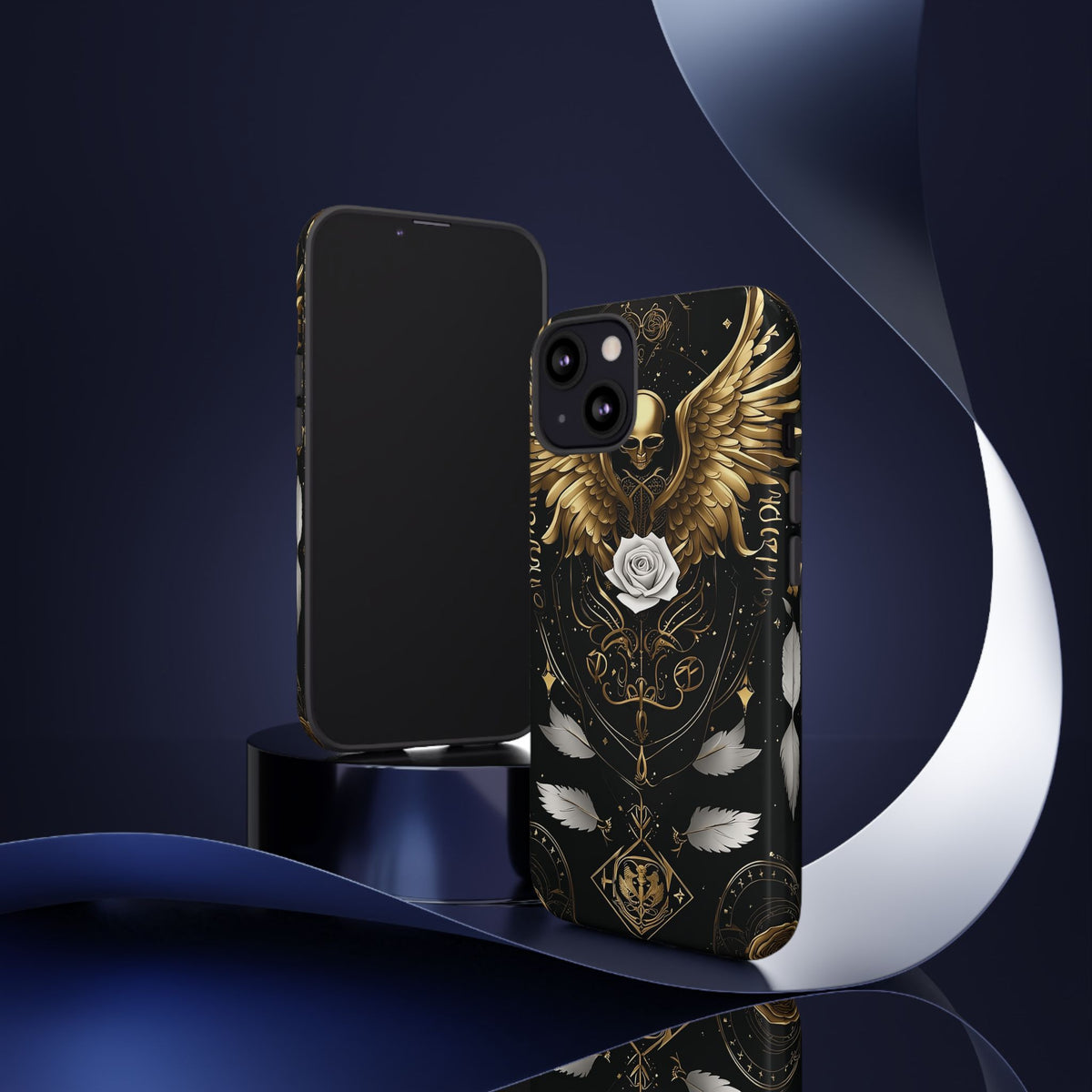 Phone Case - Tough - Gold Angel Wings