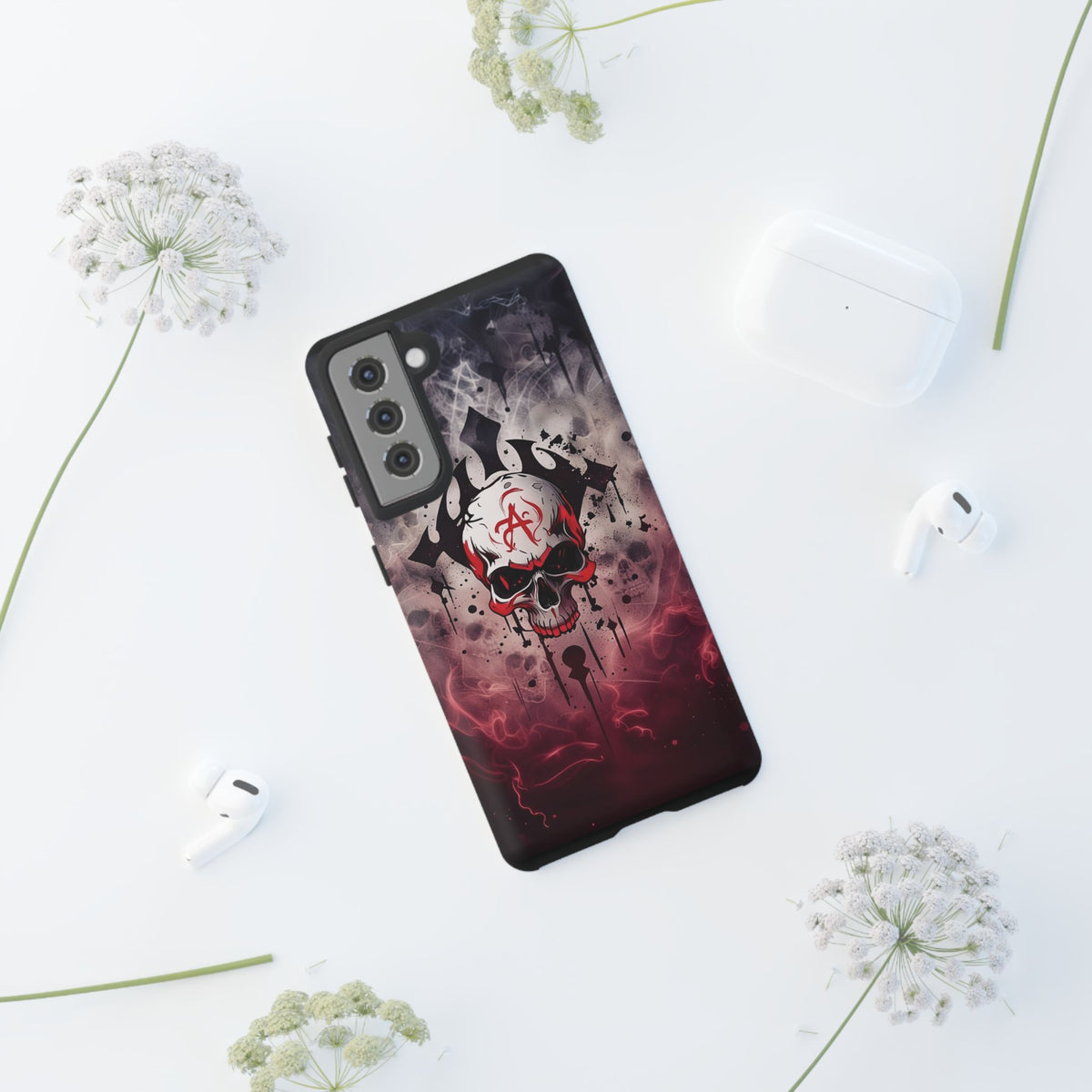 Phone Case - Tough - Red Skull