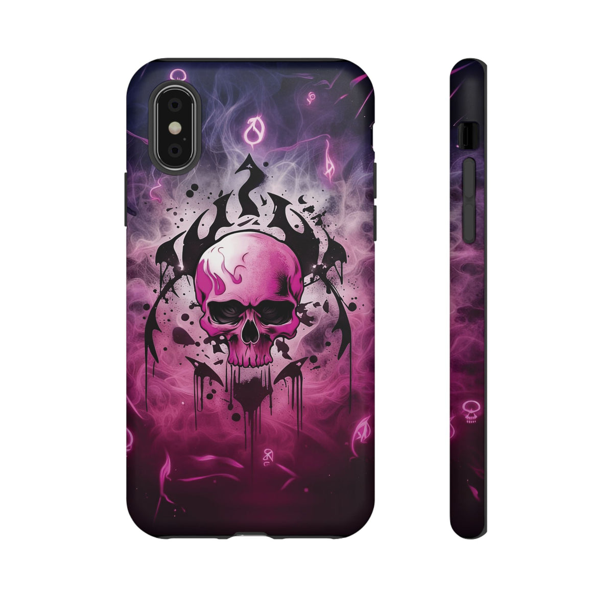 Phone Case - Tough - Pink Skull