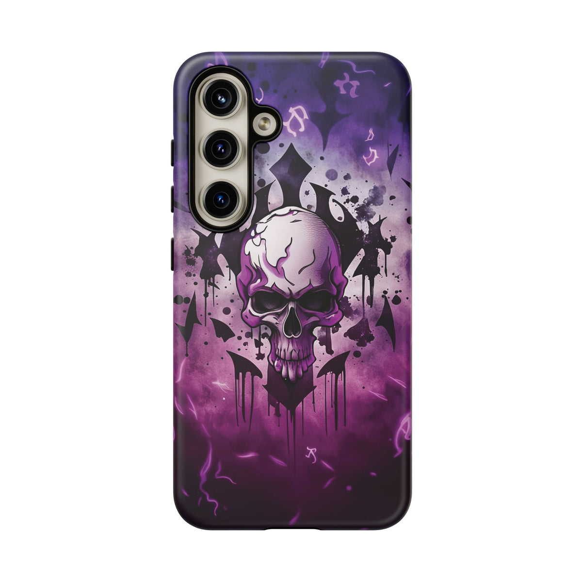 Phone Case - Tough - Purple Skull