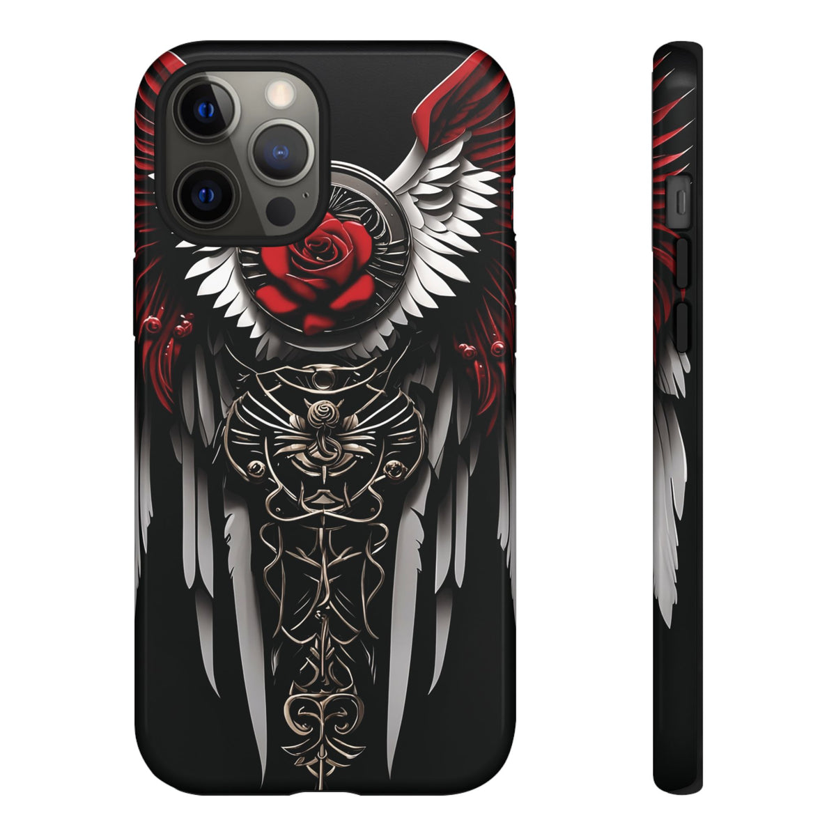Phone Case - Tough - Red Angel Wings