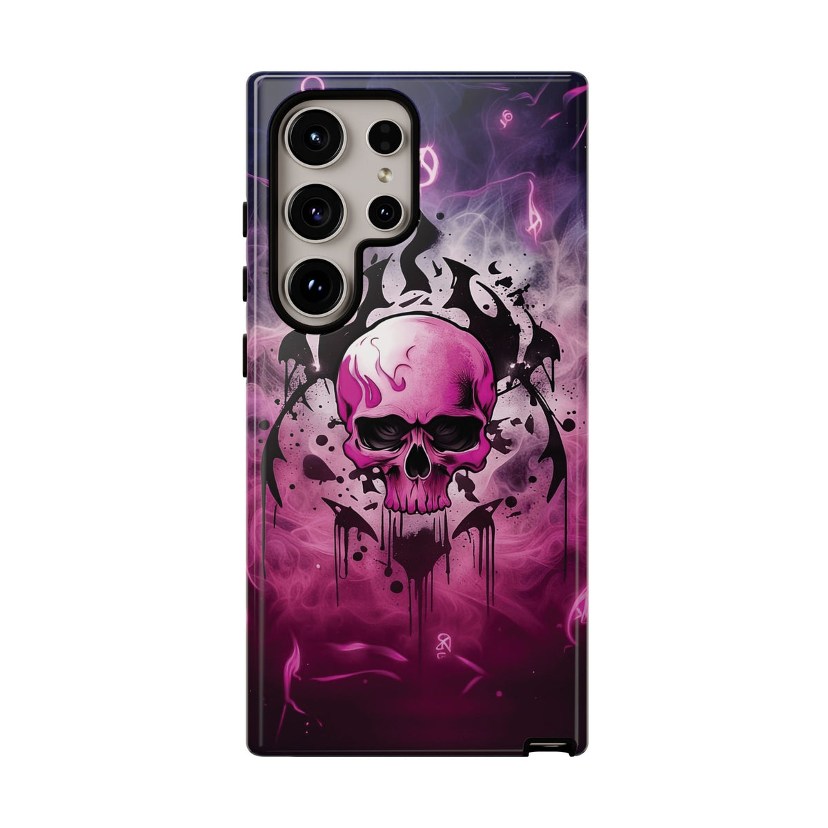 Phone Case - Tough - Pink Skull