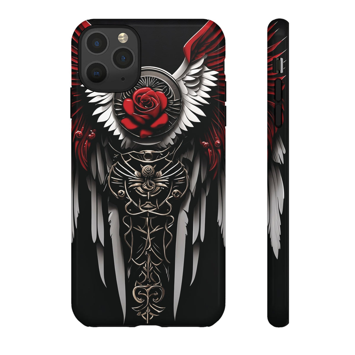 Phone Case - Tough - Red Angel Wings
