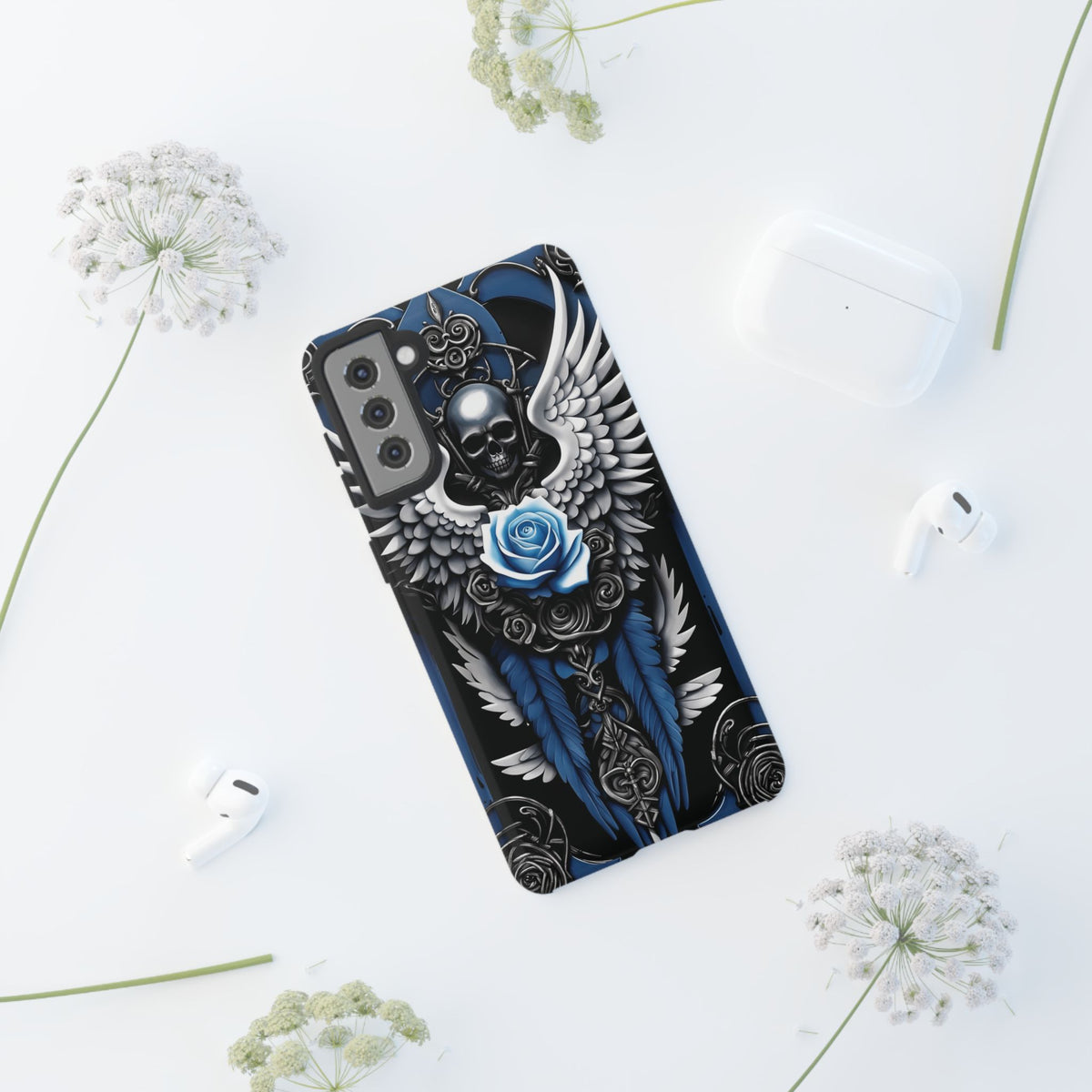 Phone Case - Tough - Blue Angel Wings