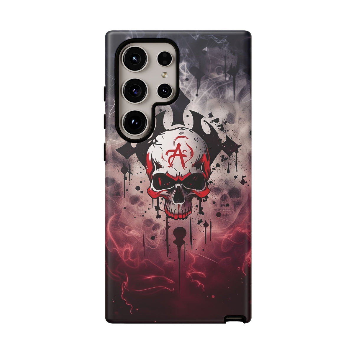 Phone Case - Tough - Red Skull