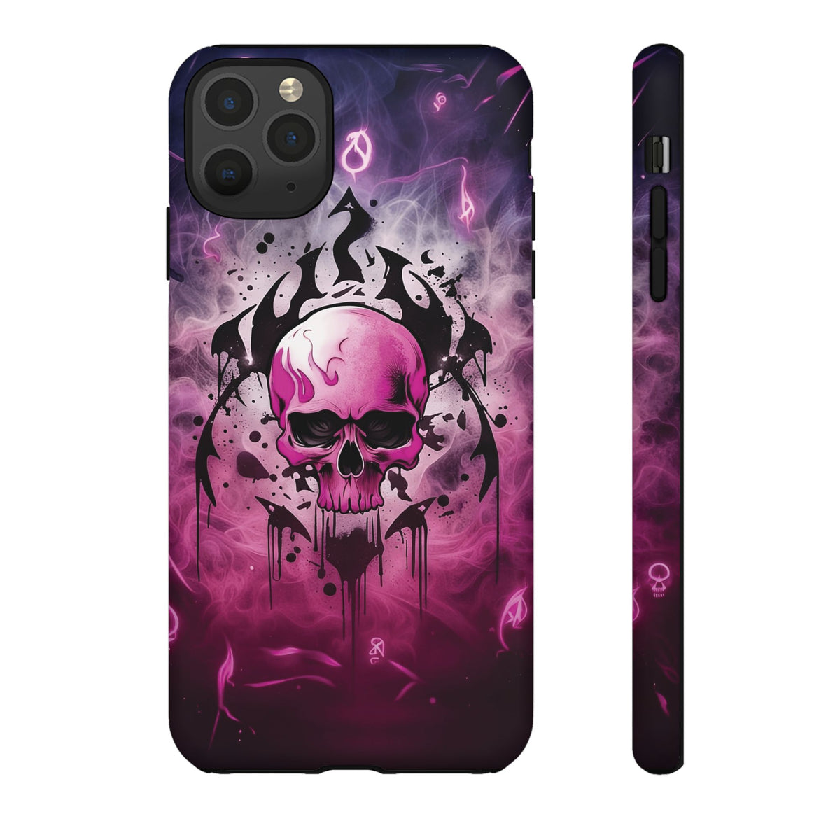Phone Case - Tough - Pink Skull
