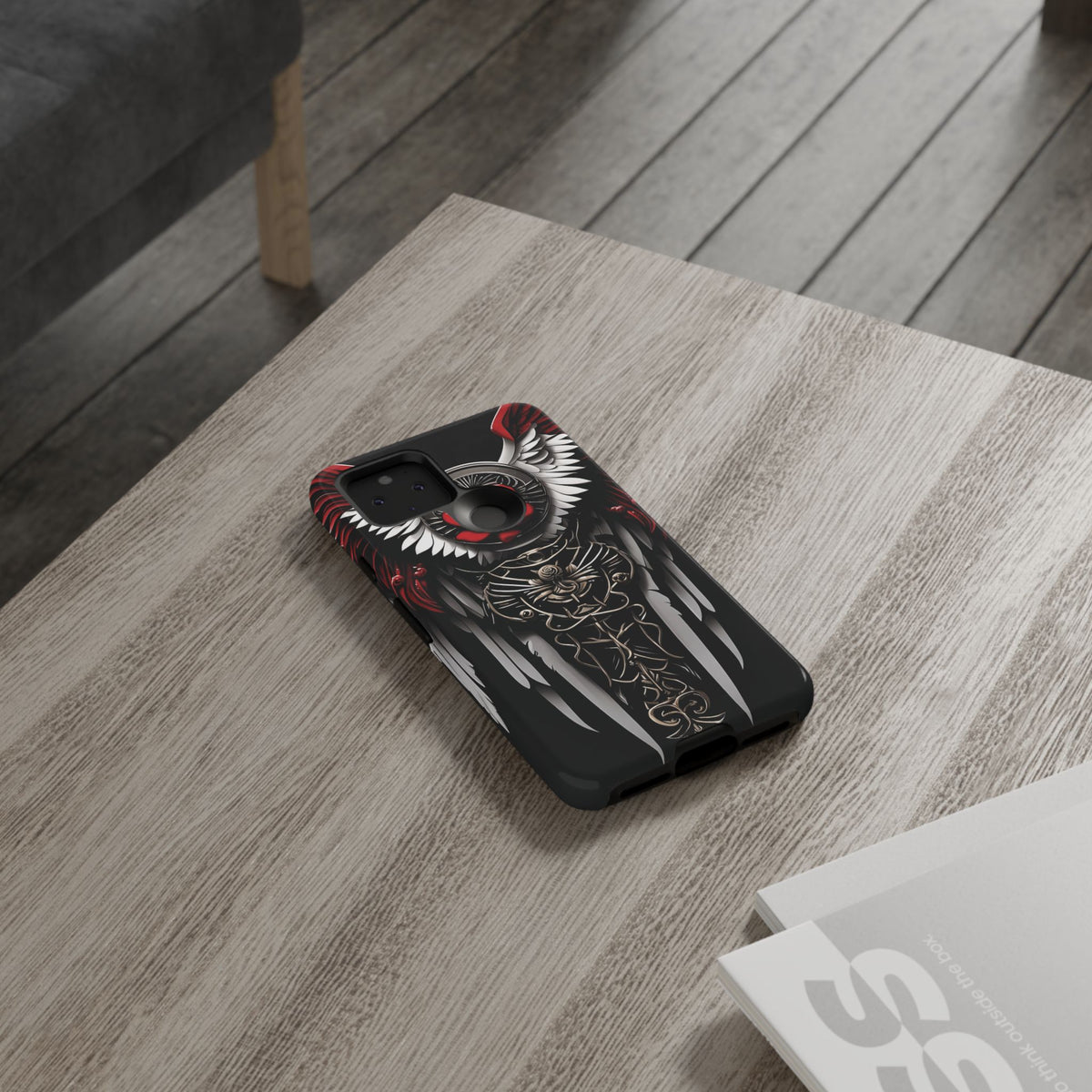 Phone Case - Tough - Red Angel Wings