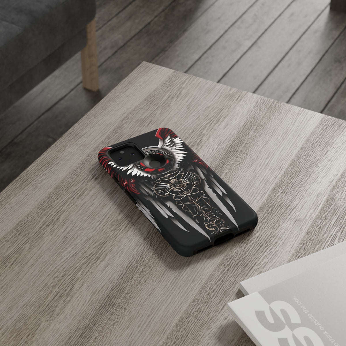 Phone Case - Tough - Red Angel Wings