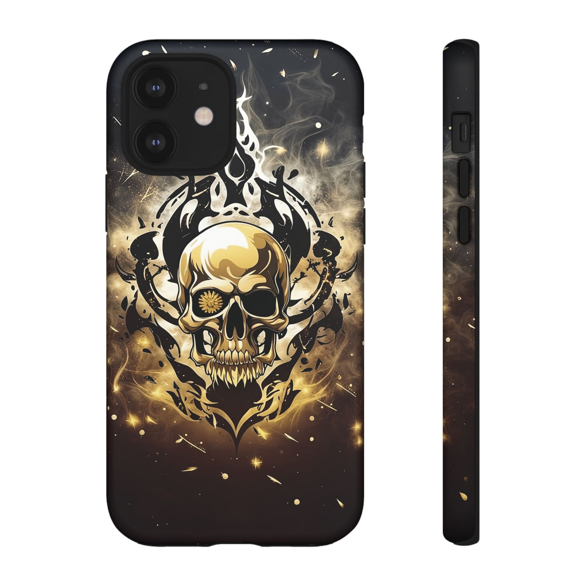 Phone Case - Tough - Gold Skull