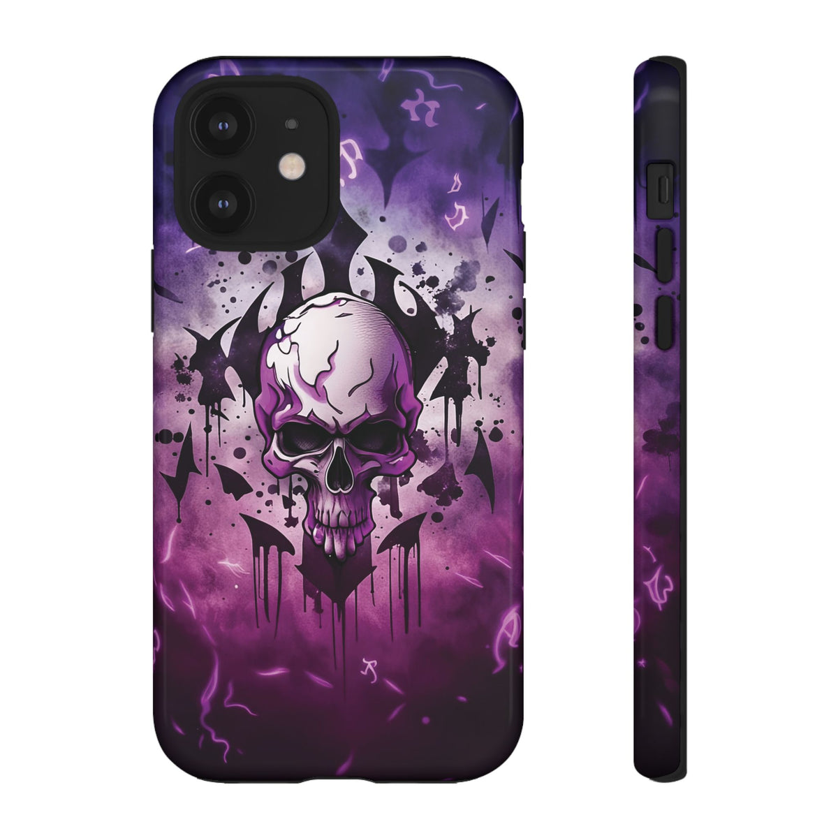 Phone Case - Tough - Purple Skull