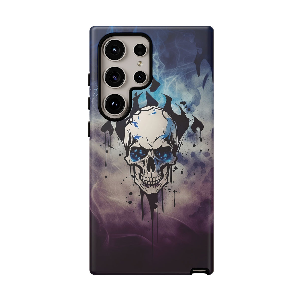 Phone Case - Tough - Blue Skull