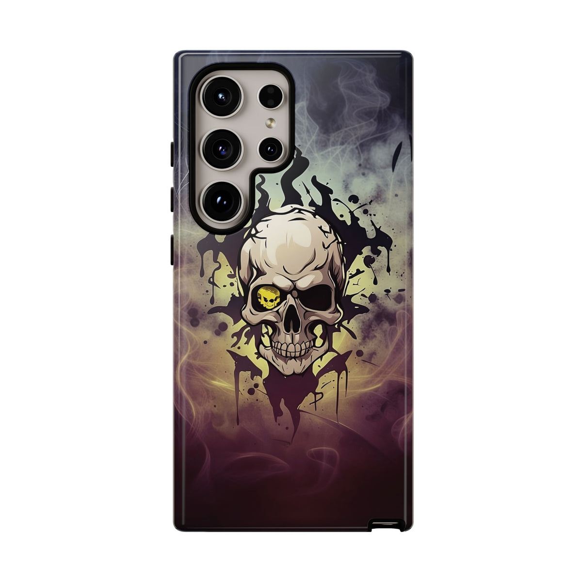 Phone Case - Tough - Yellow Skull