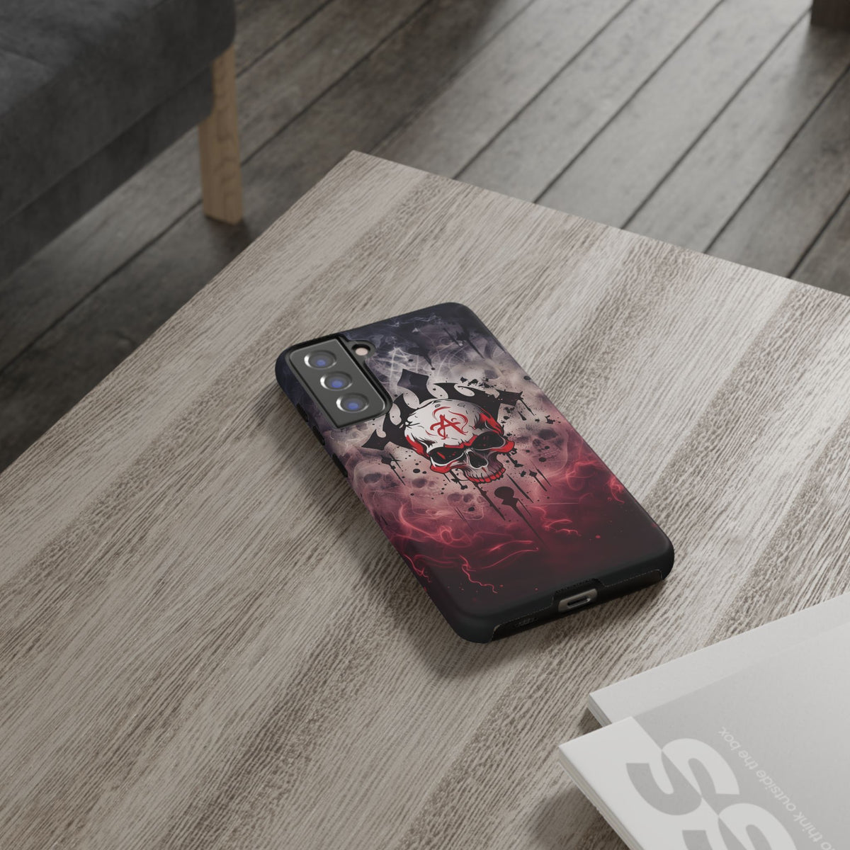 Phone Case - Tough - Red Skull