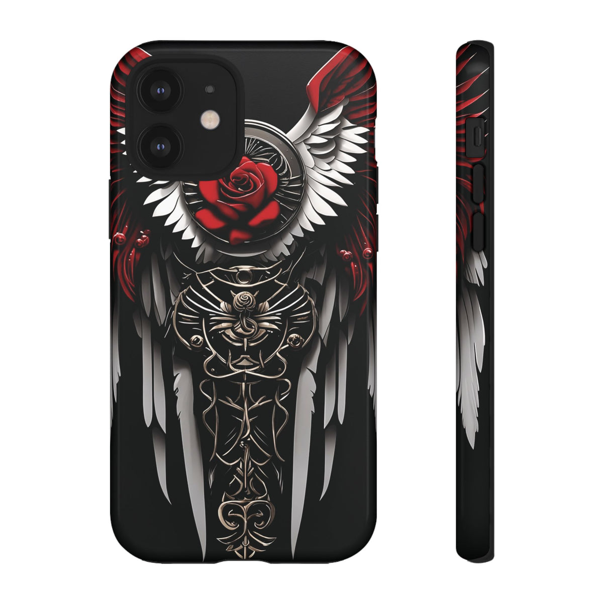 Phone Case - Tough - Red Angel Wings