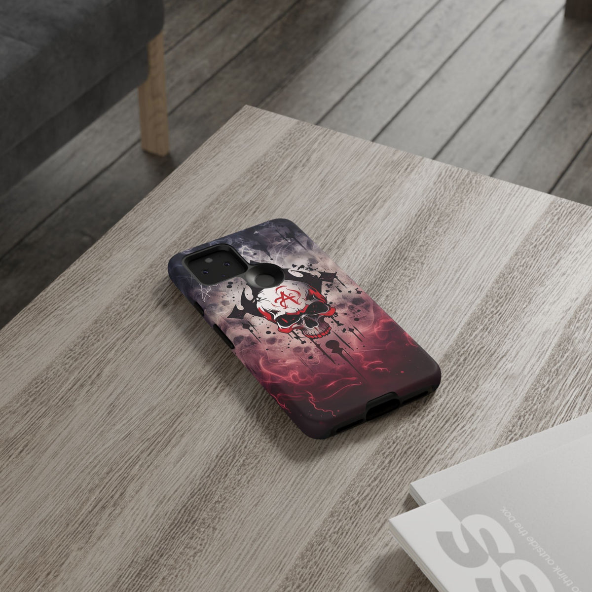 Phone Case - Tough - Red Skull