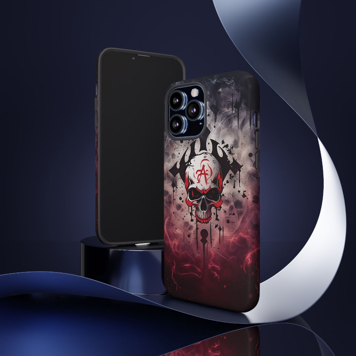 Phone Case - Tough - Red Skull