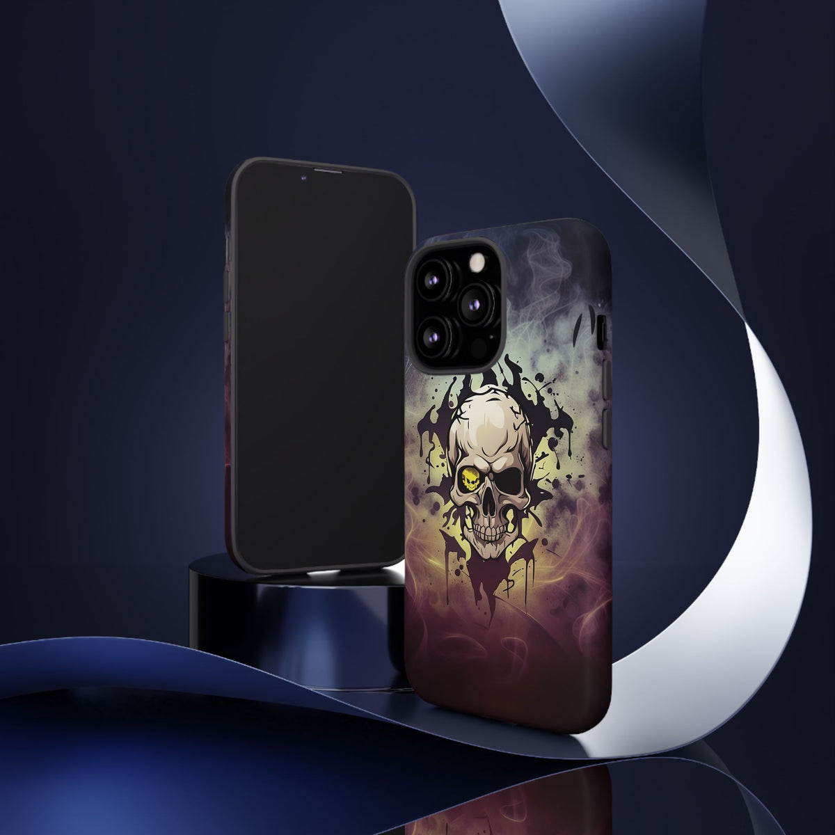 Phone Case - Tough - Yellow Skull