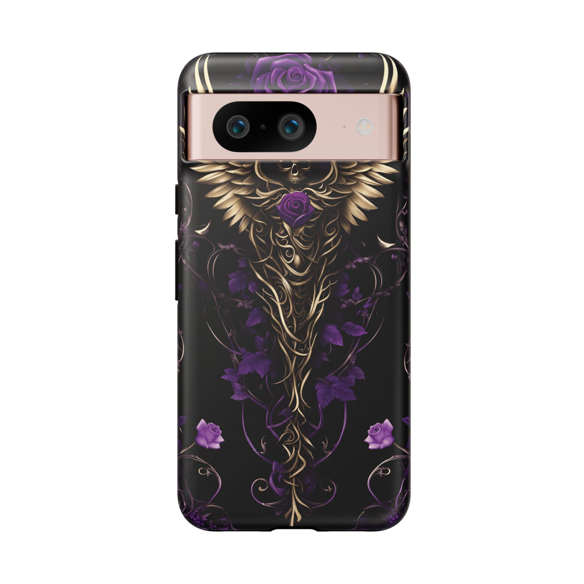 Phone Case - Tough - Purple Skull & Wings